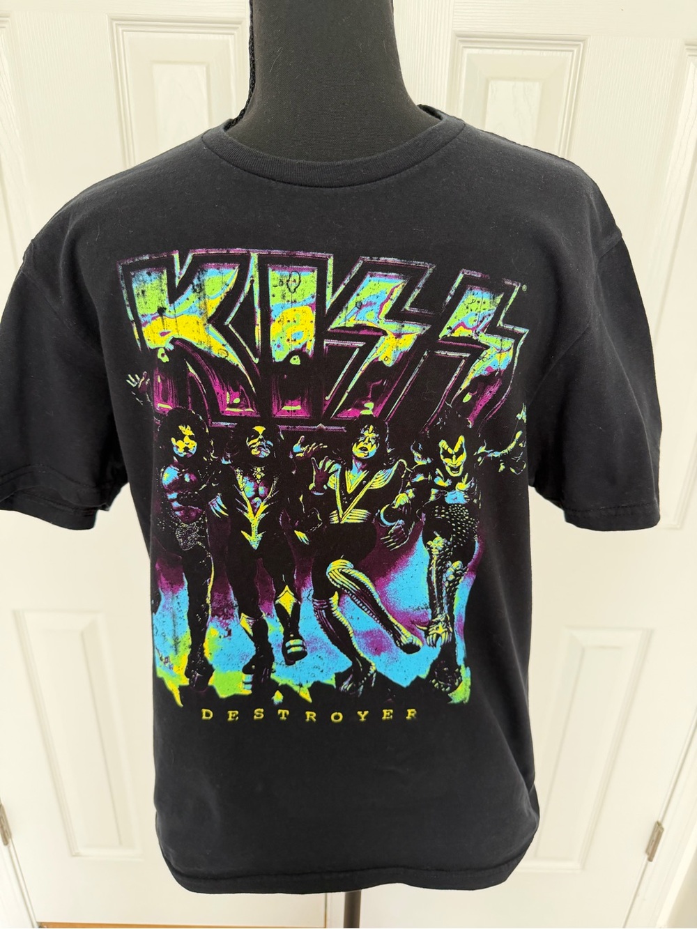 Kiss Destroyer Tee - Black - Size large